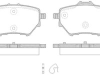 Placute frana 21562 00 ROADHOUSE pentru CitroEn C4 Peugeot 308 Peugeot 3008