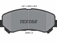 Placute frana 2234701 TEXTAR pentru Renault Espace Renault Megane Renault Talisman Renault ScEnic Renault Grand