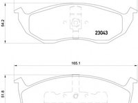 Placute frana 2304301 TEXTAR