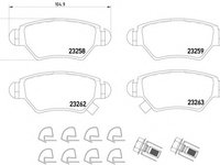 Placute frana 2325803 TEXTAR pentru Opel Astra Opel Zafira Chevrolet Viva Chevrolet Astra