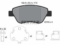 Placute frana 2370507 TEXTAR pentru Fiat Doblo 2006 2007 2008 2009 2010 2011 2012 2013 2014 2015 2016 2017 2018 2019 2020 2021 2022 2023 2024