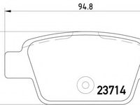 Placute frana 2371401 TEXTAR pentru Fiat Bravo Fiat Ritmo Alfa romeo Mito Fiat Stilo Fiat Multipla