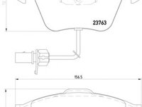 Placute frana 2376302 TEXTAR pentru Audi A4 Audi A6 Audi A8 Seat Exeo