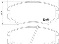 Placute frana 2389105 TEXTAR pentru Hyundai Embera Hyundai Sonata Kia Sportage