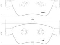 Placute frana 2389601 TEXTAR pentru Vw Phaeton Audi A8 Audi A6