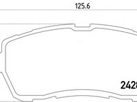 Placute frana 2428302 TEXTAR pentru Ford Fiesta Mazda 2 Mazda Demio