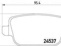 Placute frana 2453703 TEXTAR pentru Ford Mondeo Ford Kuga Ford Galaxy Ford S-max Ford Focus