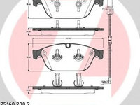 Placute frana 25160 200 2 ZIMMERMANN pentru Audi A8 Audi Q5