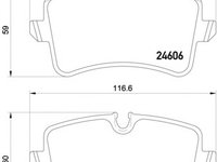 Placute frana 2521403 TEXTAR pentru Audi A6 Audi A7 Audi A4