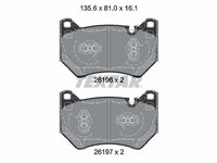 Placute frana 2619601 TEXTAR pentru Audi Q5