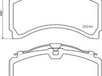 Placute frana 2924401 TEXTAR pentru Vw Golf Skoda Fabia Vw Passat Skoda Octavia Volvo V70 Bmw Seria 7 Bmw Seria 1 Bmw X3 Mercedes-benz Antos Mercedes-benz Arocs Mercedes-benz Actros