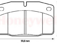 Placute frana 571539J-AS JURID pentru Opel Corsa Opel Kadett Opel Ascona Opel Vectra Opel Rekord Opel Omega Opel Vita