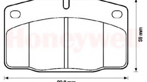 Placute frana 571539J-AS JURID pentru Opel Co