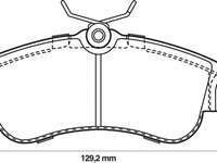 Placute frana 572310J JURID pentru Nissan Primera Nissan Almera Nissan Pulsar