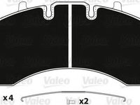 Placute frana 882248 VALEO pentru Bmw Seria 5 Nissan Sunny Nissan Navara Nissan Pick Vw Golf Vw Rabbit Volvo Fh