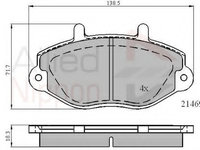 Placute frana ADB0924 COMLINE pentru Ford Transit