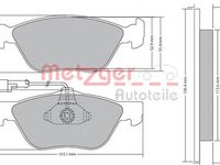 Placute frana ALFA ROMEO 147 937 METZGER 1170321