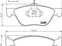 Placute frana ALFA ROMEO 147 937 TEXTAR 2328902