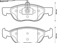 Placute frana ALFA ROMEO 156 Sportwagon 932 JURID 573042J