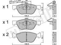 Placute frana ALFA ROMEO 156 Sportwagon 932 METELLI 2200832