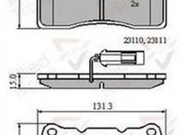 Placute frana ALFA ROMEO 156 Sportwagon 932 COMLINE ADB11022