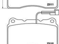 Placute frana ALFA ROMEO 156 Sportwagon 932 BREMBO P23078