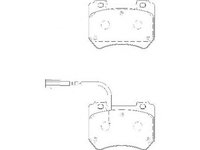 Placute frana ALFA ROMEO 159 Sportwagon 939 WAGNER WBP24852A