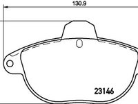 Placute frana Alpine A610, Citroen Xm (Y3), Xm (Y4), Xm Break (Y3), Xm Break (Y4), Renault Clio 2 (Bb0/1/2, Cb0/1/2), Sport Spider (Ef0) SRLine parte montare : Punte spate