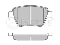 Placute frana AUDI A1 Sportback 8XA 8XF 8XK MEYLE 0252456317