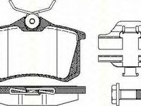 Placute frana AUDI A1 Sportback 8XA 8XF 8XK TRISCAN 811010544