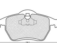 Placute frana AUDI A3 8L1 MAGNETI MARELLI 430216170379