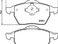 Placute frana AUDI A3 8L1 TEXTAR 2191102