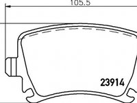 Placute frana AUDI A3 Sportback 8PA TEXTAR 2391401