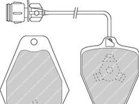 Placute frana AUDI A4 8D2 B5 FERODO FDB985