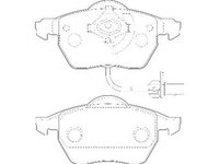 Placute frana AUDI A4 8D2 B5 WAGNER WBP20676A