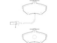 Placute frana AUDI A4 8D2 B5 WAGNER WBP21945B