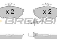 Placute frana AUDI A4 8E2 B6 BREMSI BP2935