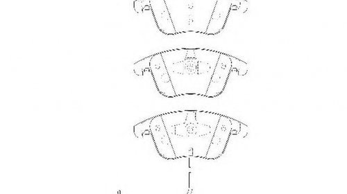 Placute frana AUDI A4 8K2 B8 WAGNER WBP24705A