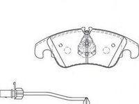 Placute frana AUDI A4 Allroad 8KH B8 JURID 573247J