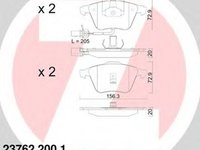 Placute frana AUDI A4 Avant 8E5 B6 ZIMMERMANN 237622001