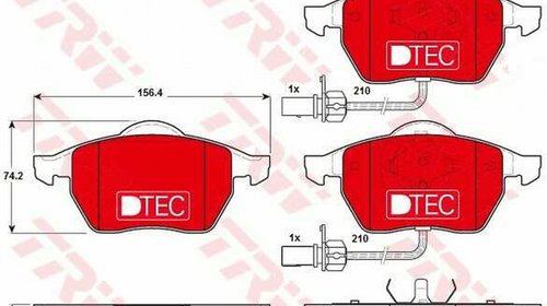 Placute frana AUDI A4 Avant 8ED B7 TRW GDB130