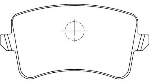 Placute frana AUDI A4 Avant 8K5 B8 WAGNER WBP