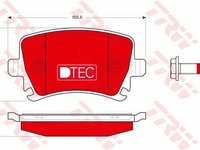 Placute frana AUDI A4 Cabriolet 8H7 B6 8HE B7 TRW GDB1622DTE