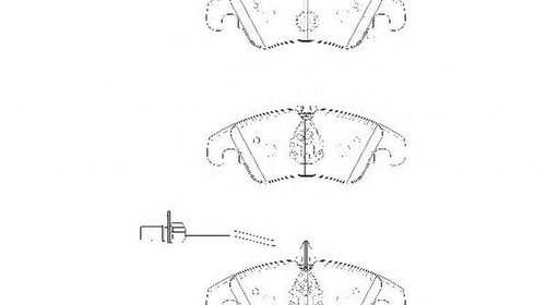 Placute frana AUDI A5 Cabriolet 8F7 WAGNER WB