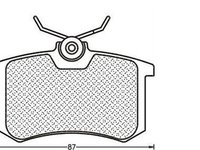 Placute frana AUDI A6 4B2 C5 MAGNETI MARELLI 430216170433