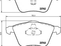 Placute frana AUDI A6 4B2 C5 TEXTAR 2376201