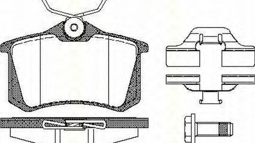 Placute frana AUDI A6 4B2 C5 TRISCAN 81101054