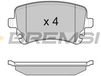 Placute frana AUDI A6 4F2 C6 BREMSI BP3086