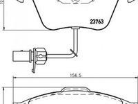 Placute frana AUDI A6 Allroad 4FH C6 TEXTAR 2376302