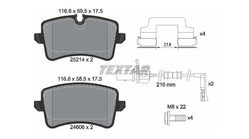 Placute frana Audi AUDI A7 Sportback (4GA, 4G